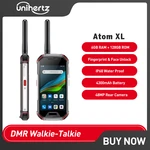 Unihertz Atom XL Mobile phone 6GB 128GB Android 10Smallest DMR Walkie-Talkie Rugged Smartphone 48MP 4300mAh NFC 4G Cellphone
