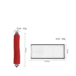 For S7 MaxV Ultra,S7 Pro Ultra Robot Vacuum Cleaner Spare Parts Main Side Brush Dust Bag Hepa Filter