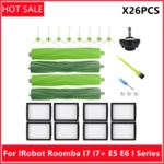 For IRobot Roomba I7 I7+ E5 E6 I Series Robot Vacuum Cleaner Parts Replacement Kit Side Brushes & Roller Brushes & Hepa Filters