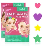 Star Acne Sticker Peach Heart Colorful Multi-Shaped Acne Sticker Portable Invisible Transparent Prevent Deterioration Acne Cover
