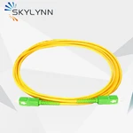 10 Pcs Fiber Optic Patch Cable SC/APC-SC/APC SM G657A2 Simplex 3.0mm LSZH Fiber Optic Patch cords Jumper Cable