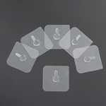 10Pcs Seamless Strong Self Adhesive Hook Holder Wall Hanger Hanging kits For Photo Frame Painting Picture Poster Clock No Drill