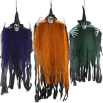 Hanging Witch Set Halloween Props Decoration Ghost House Atmosphere Scene Layout Indoor Outdoor Festival Ornament Horror Pendant
