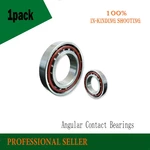 Free shipping 2pcs 7205C / 7205AC 25*52*15mm bearing steel Angular contact ball bearings