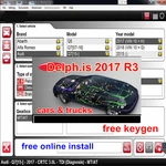 For Delphis 2017.R3 with Free Keygen for Delph-is DS-150.e Diagnostic Tool Obd Scanner 2017 R3 for Cars Trucks Free Install