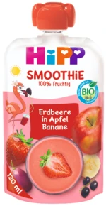 HIPP BIO Smoothie Jablko-Banán-Červené ovocie 120 ml