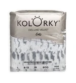 KOLORKY DELUXE VELVET Bodky veľ. L (8-13 kg)  19 ks