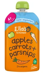 ELLA'S KITCHEN BIO Mrkva, jablko a paštrnák 120 g