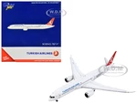 Boeing 787-9 Commercial Aircraft "Turkish Airlines" White with Red Tail 1/400 Diecast Model Airplane by GeminiJets
