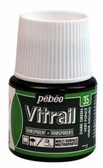 Barva na sklo Vitrail 45ml – 35 zelená tmavá