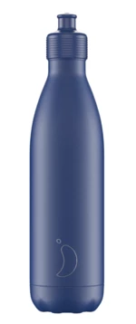 Sticlă termos Chilly's Bottles - albastră - 750ml, ediția Original Sports