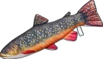 Gaby plyšová ryba siven americký mini 35 cm