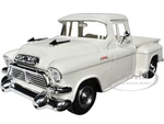 1957 GMC Blue Chip Pickup Truck White "Timeless Legends" Series 1/24 Diecast Model Car by Motormax