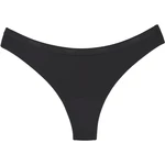 Snuggs Period Underwear Brazilian: Light Flow Black látkové menstruační kalhotky pro slabou menstruaci velikost S Black 1 ks