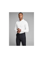 White slim fit shirt Jack & Jones Parma - Men