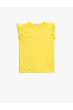 Koton Basic Frilled T-Shirt, Sleeveless