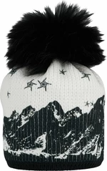 Sportalm Seja Womens Beanie with Fur Optical White UNI Gorros de esquí