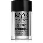 NYX Professional Makeup Face & Body Glitter Brillants třpytky na obličej i tělo odstín 10 Silver 2.5 g