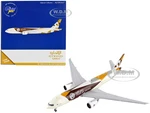 Boeing 777F Commercial Aircraft "Etihad Cargo - Year of Zayed" White with Graphics 1/400 Diecast Model Airplane by GeminiJets