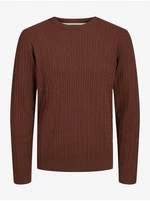 Men's Brown Sweater Jack & Jones Arthur - Men