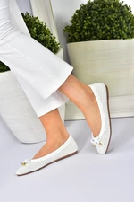 Fox Shoes White Women's Daily Flat Flats