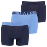3PACK Men's Boxers Levis Blue