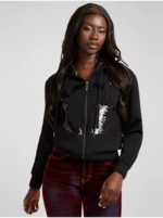Black Ladies Hoodie Guess Daphne - Women
