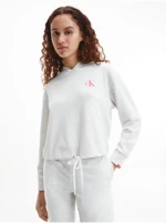 Light Grey Womens Sweatshirt Sweatshirt Calvin Klein Underwear - Ladies