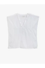 Koton V-Neck Tunic Cotton