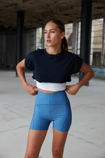 Trendyol Blue Compression Sports Short Tights