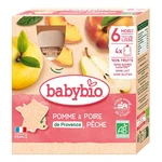 Babybio Jablko, hruška a broskev kapsička 4x90 g