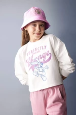DEFACTO Crop Crew Neck Sweatshirt
