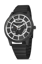 Polo Air Skeleton Dial Men's Wristwatch Black Color