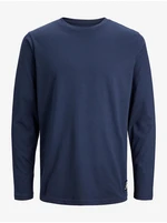 Dark blue men basic T-shirt Jack & Jones Basic - Men