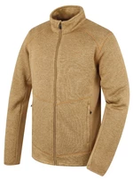 Men's HUSKY Alan M beige Zip Fleece Sweater