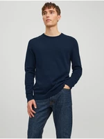Dark blue basic sweater Jack & Jones Basic - Men