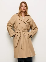 Beige Ladies Trench Coat Pepe Jeans Ava - Ladies