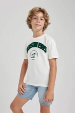 DEFACTO New Regular Fit Printed Short Sleeve T-Shirt