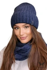 Set da donna Kamea Kamea_Set_Hat&Chimney_K.22.257.12_Navy_Blue