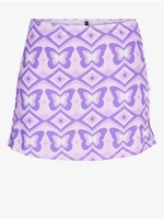 Light Purple Lady's Patterned Swimwear Skirt Noisy May Stripe - Women