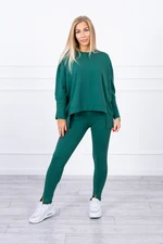 Complete with oversize blouse green