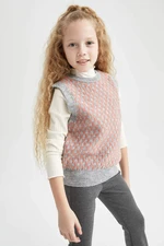 DEFACTO Girl Regular Fit Crew Neck Süveter