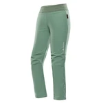 Kids softshell pants ALPINE PRO ZAZO ASPEN GREEN