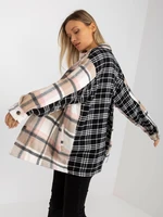 Plaid shirt with pockets and long sleeves