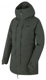 Husky  Nigalo L dk. grey green, M Dámska hardshell bunda