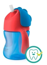 Avent hrníček s brčkem modrý 200 ml