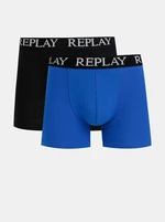 Set of two boxers in black and blue color Replay - Men's