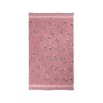 Różowy bawełniany dywan dziecięcy tkany ręcznie odpowiedni do prania 140x210 cm English Garden Ash Rose – Lorena Canals