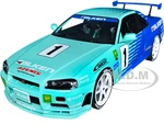 Nissan Skyline GT-R (R34) RHD (Right Hand Drive) 1 Hironori Takeuchi - Yuji Tachikawa "Falken" JGTC (Japan Grand Touring Championship) (2001) "Compet