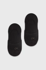 Ponožky Calvin Klein dámske, čierna farba, 701218780